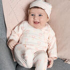 Pink Logo Babygrow, 1, hi-res