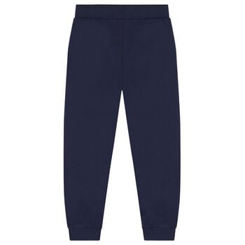 Navy Blue Teddy Bear Logo Joggers