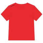 Boys Orange Ikonik Karl Logo T-Shirt, 1, hi-res