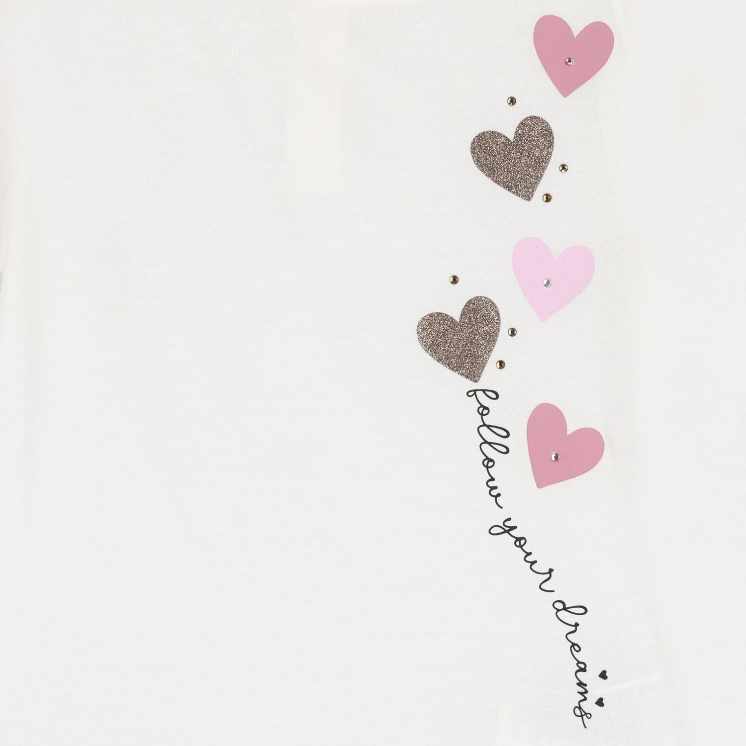 Girls Pink & Ivory Camouflage Trousers Set, 1, hi-res image number null