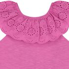 بلوزة دانتيل باللون الوردي للبنات, 1, hi-res
