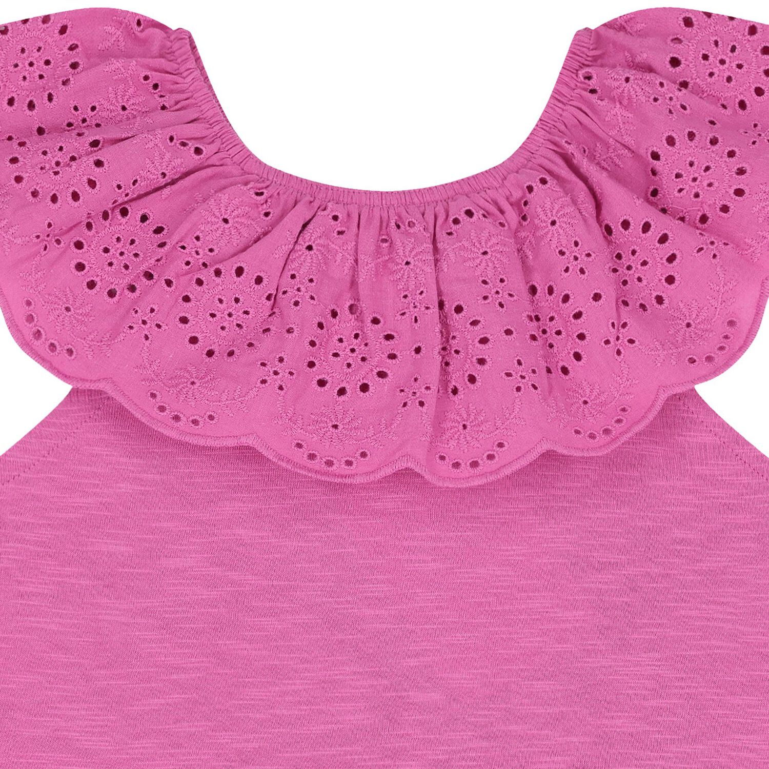بلوزة دانتيل باللون الوردي للبنات, 1, hi-res image number null