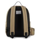 Boys Beige Canvas Backpack, 1, hi-res