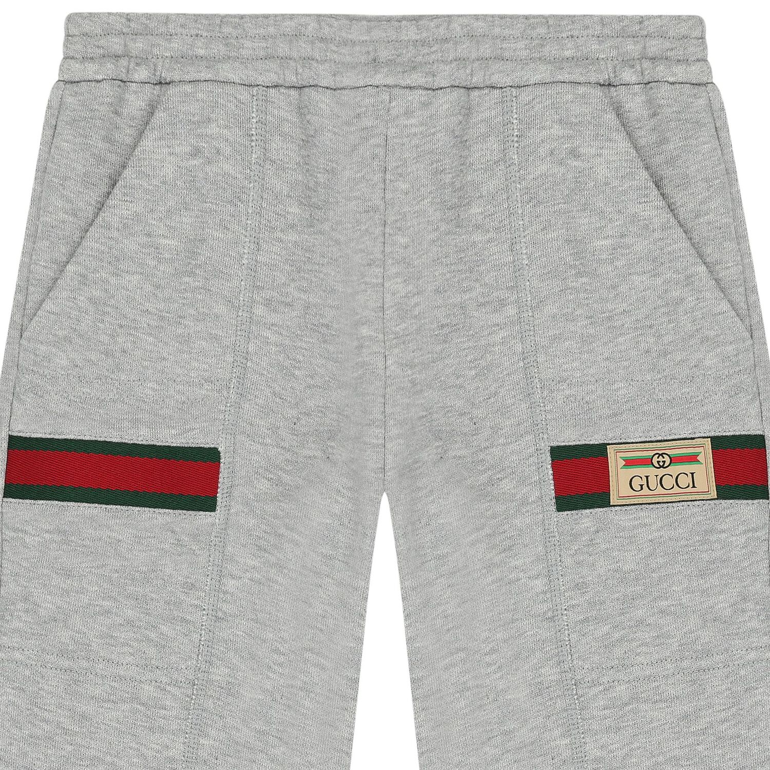 Grey Logo Web Striped Joggers, 1, hi-res image number null