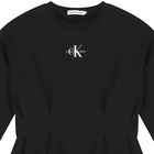 فستان بنات بالشعار باللون الاسود, 1, hi-res