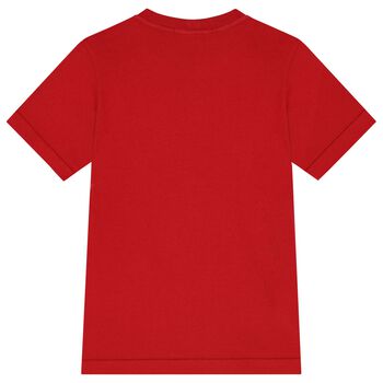 Boys Red Logo T-Shirt
