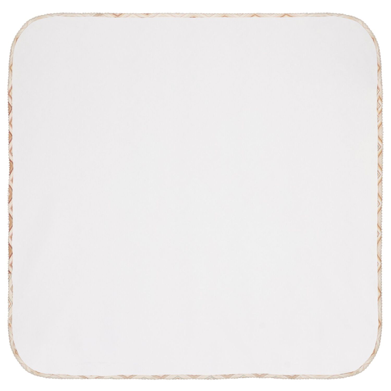Beige & Brown Zig Zag Baby Blanket, 2, hi-res