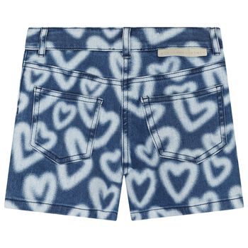 Girls Blue Denim Shorts