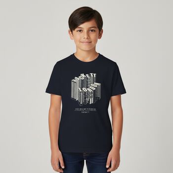 Boys Navy Blue Logo T-Shirt