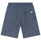 Boys Blue Shorts, 1, hi-res