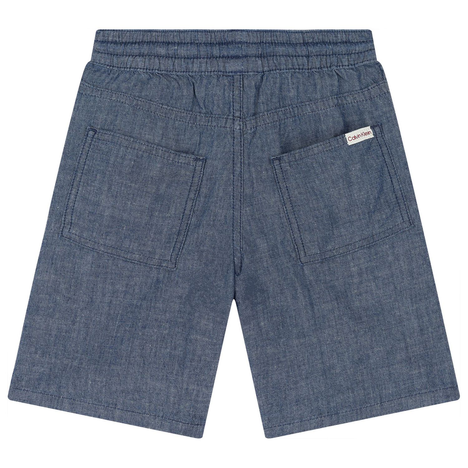 Boys Blue Shorts, 1, hi-res