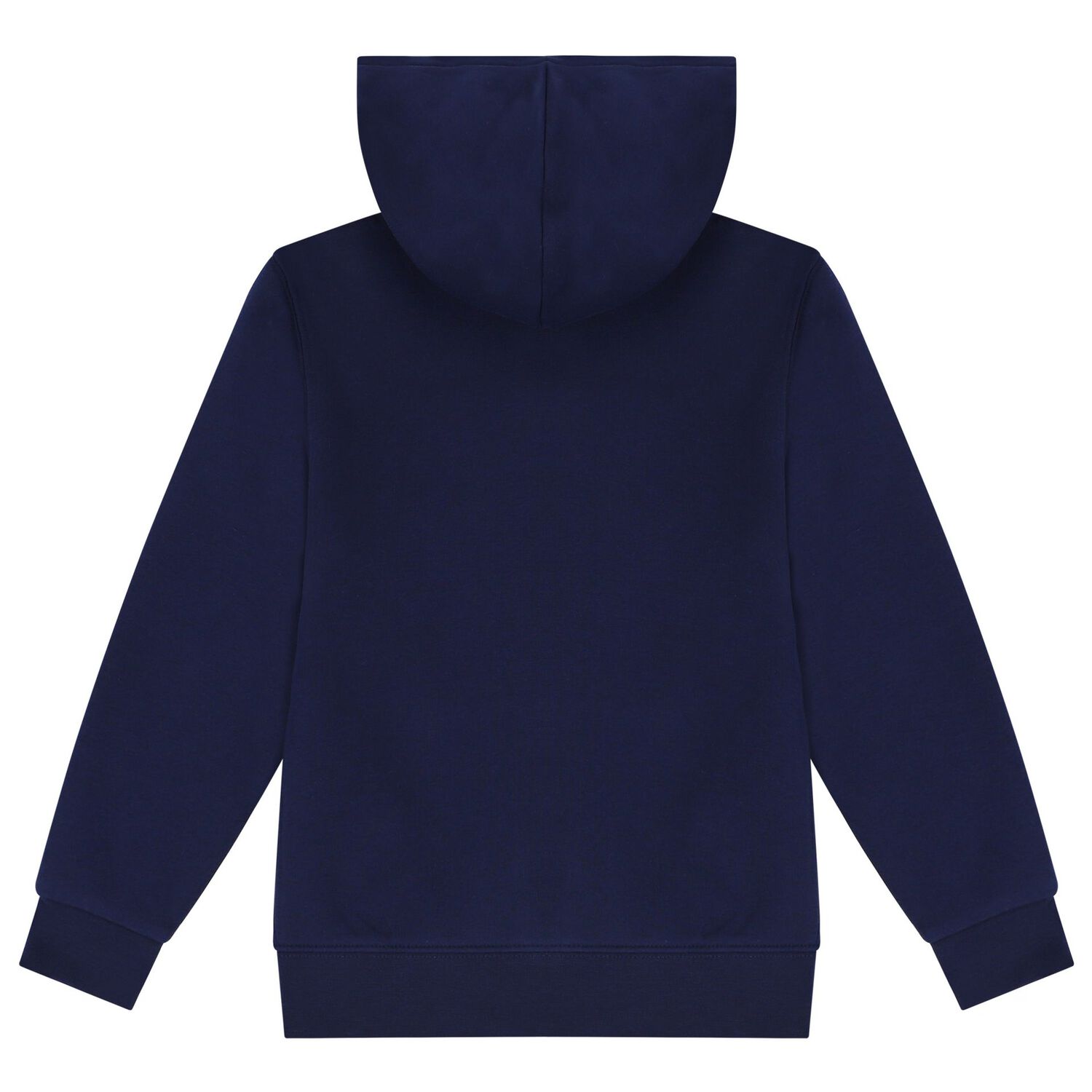 Boys Navy Logo Hooded Zip Up, 1, hi-res image number null