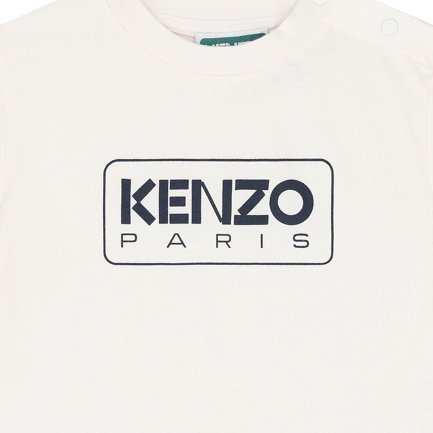 Younger White & Navy Blue Logo T-Shirt, 2, hi-res image number null