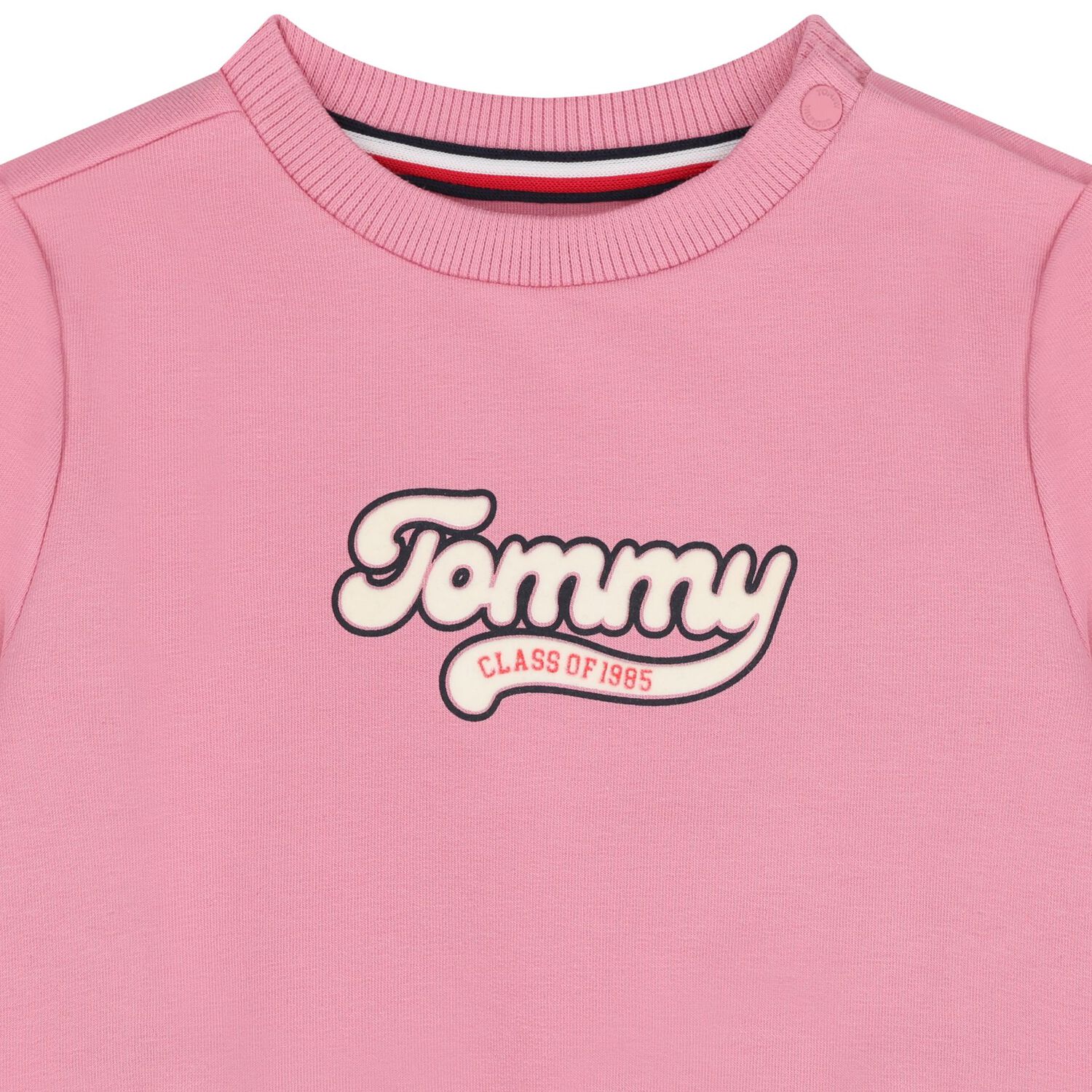 Baby Girls Pink Logo Tracksuit , 3, hi-res