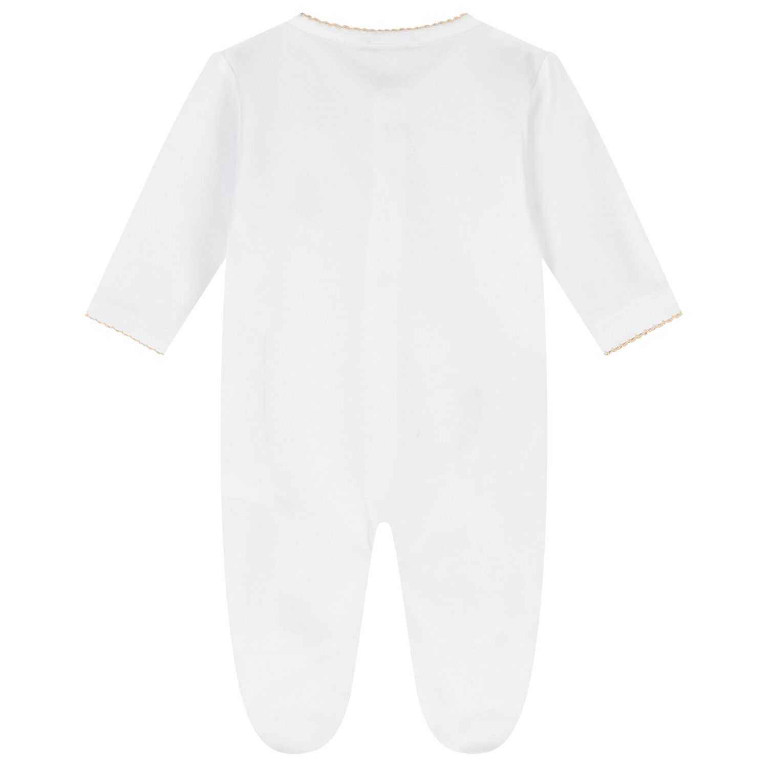 White Teddy Bear Babygrow Gift Set, 1, hi-res