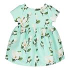 Baby Girls Mint Green Dress, 1, hi-res