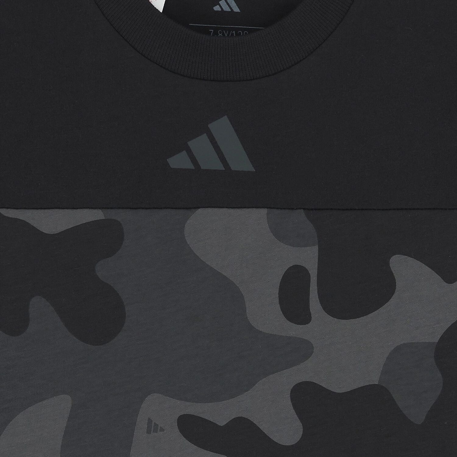 Boys Black Camoflauge T-Shirt, 1, hi-res