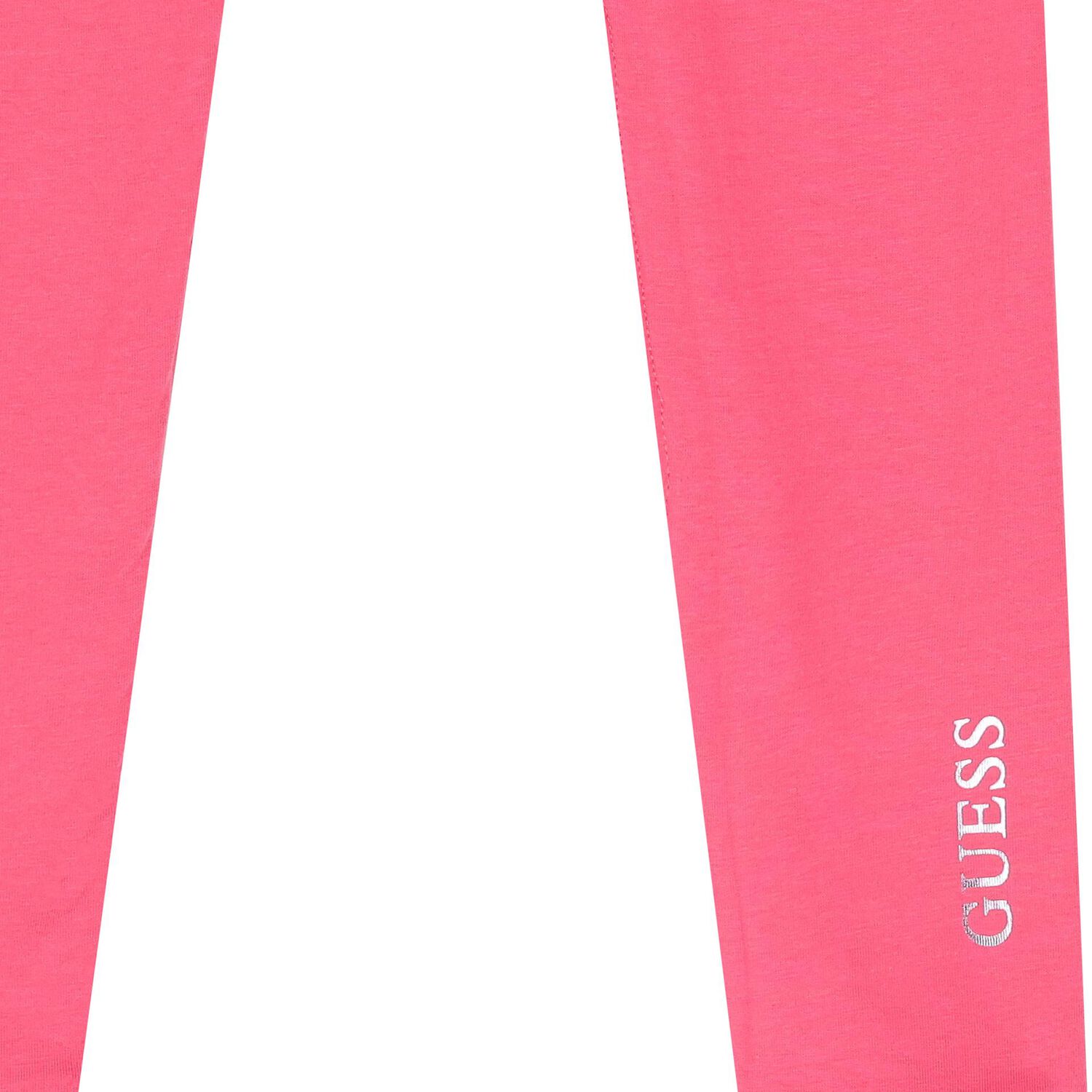 Girls Pink Logo Heart Reversible Leggings, 1, hi-res image number null