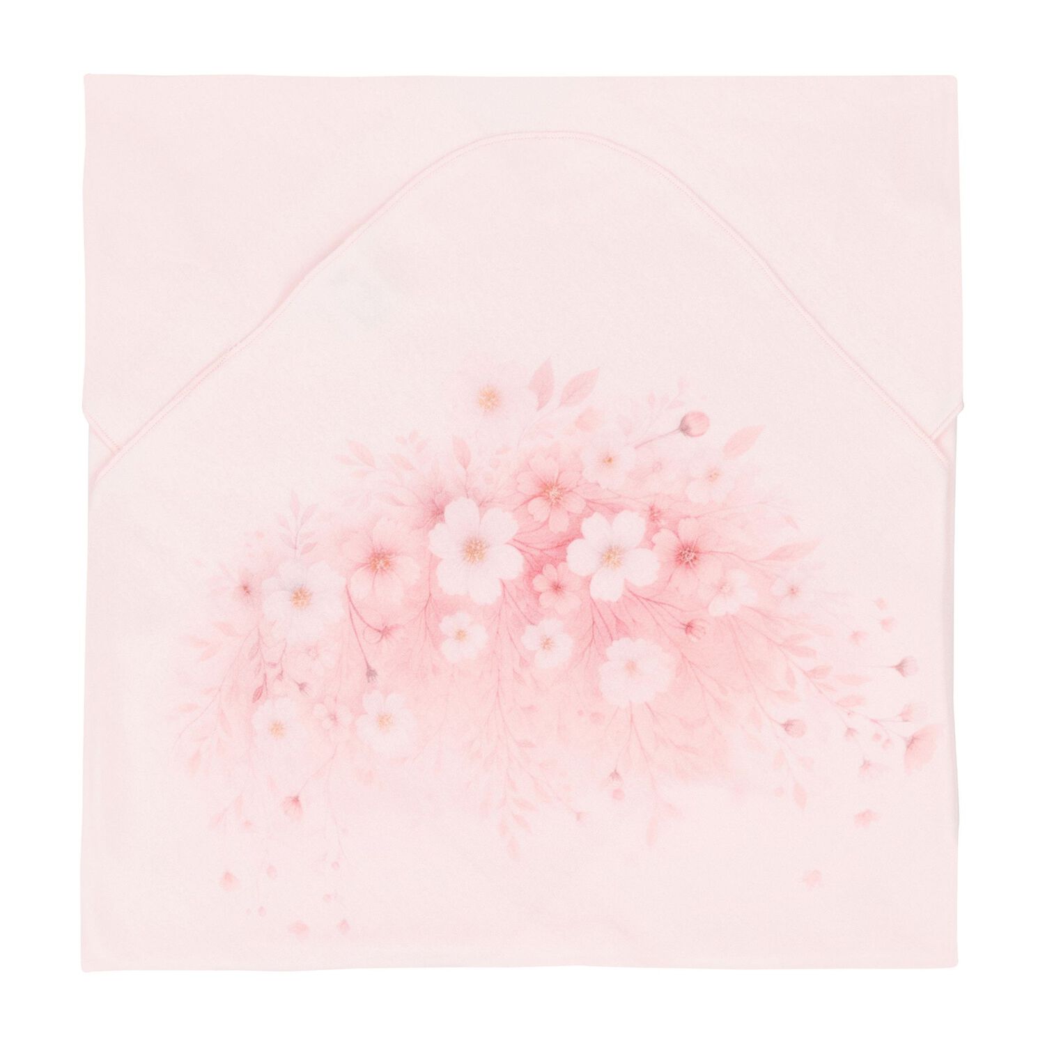 Baby Girls Pink Floral Blanket Set, 1, hi-res