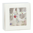 حذاء بطبعة الزهور باللون العاجي للبنات, 1, hi-res