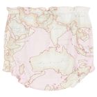 Baby Girls Pink & Ivory Geo Map Babygrow Gift Set, 1, hi-res