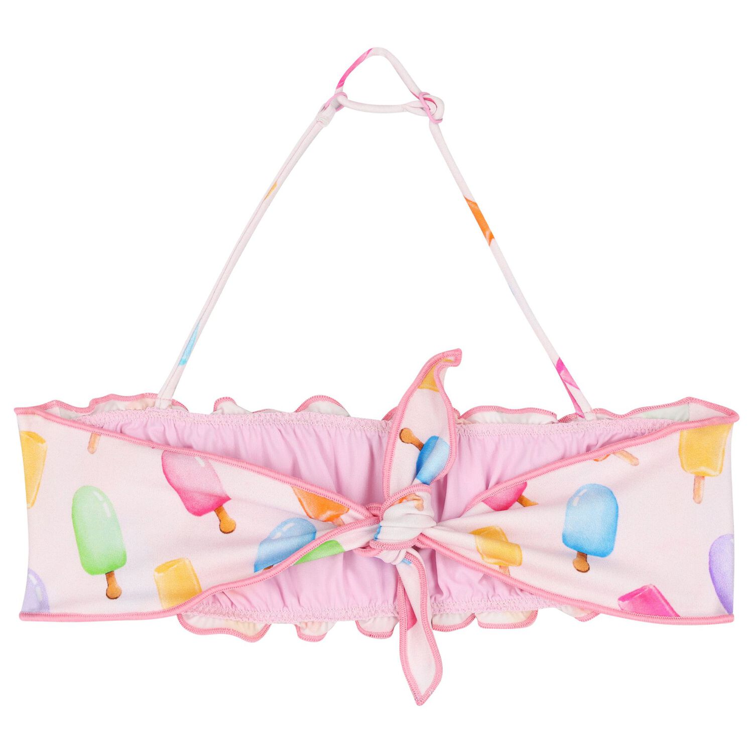 بيكينى بنات بالشعار بطبعه مصاصه باللون الوردى, 1, hi-res image number null