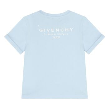 Younger Boys Blue Logo T-Shirt