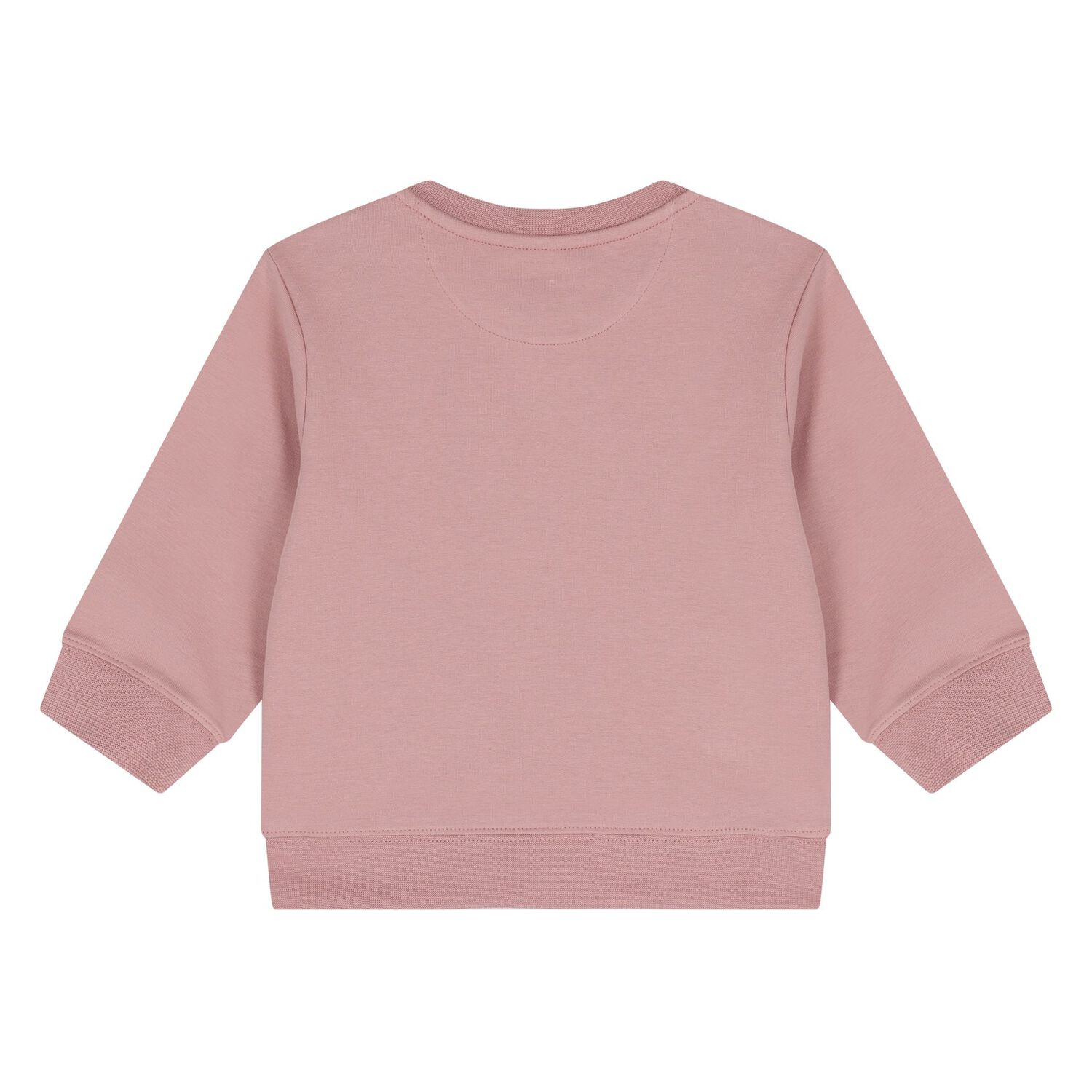 طقم رياضى للبنات بالشعار باللون الوردى , 1, hi-res