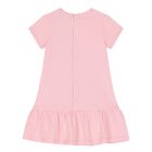 Younger Girls Pink Bag Dress, 2, hi-res