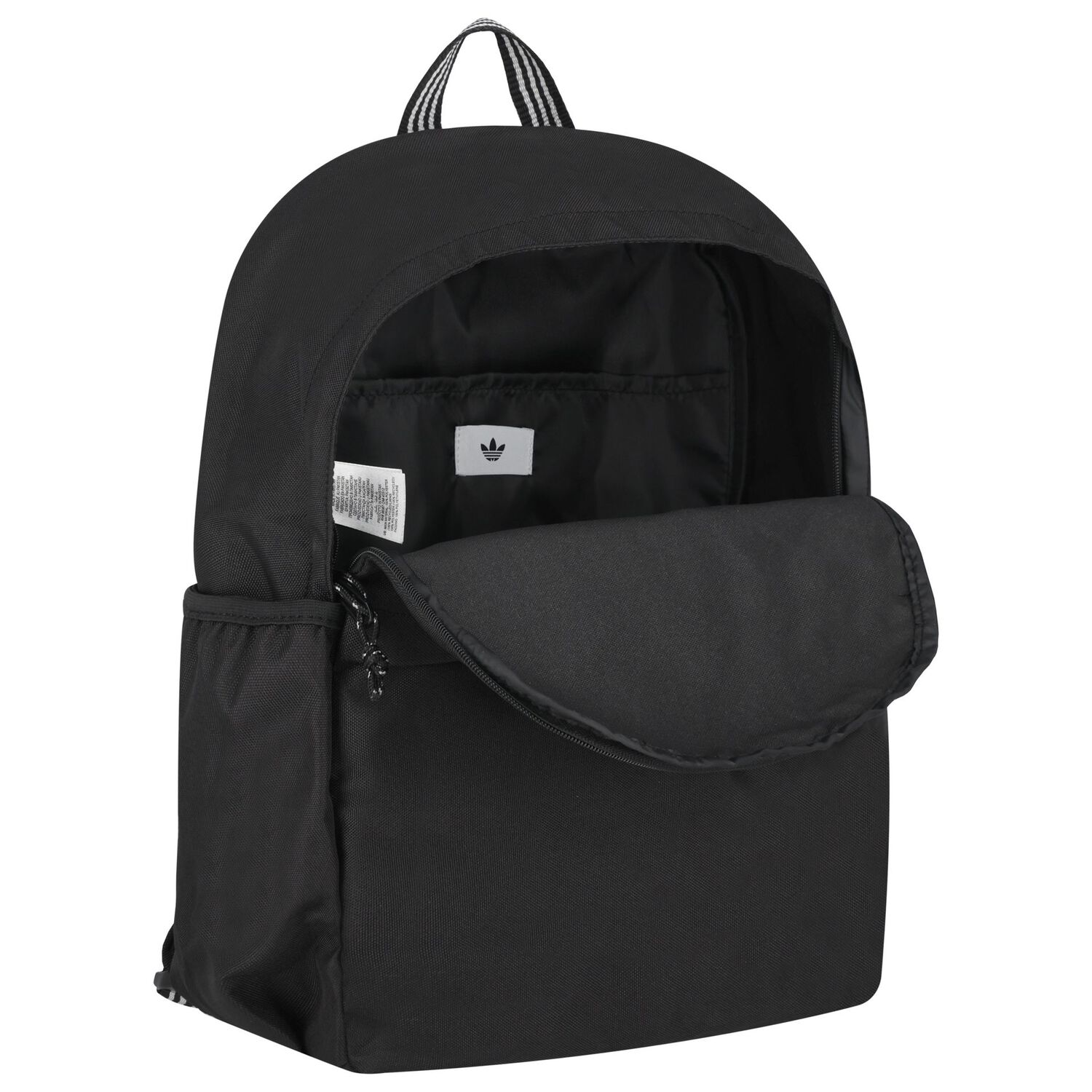 Black Logo Backpack, 1, hi-res