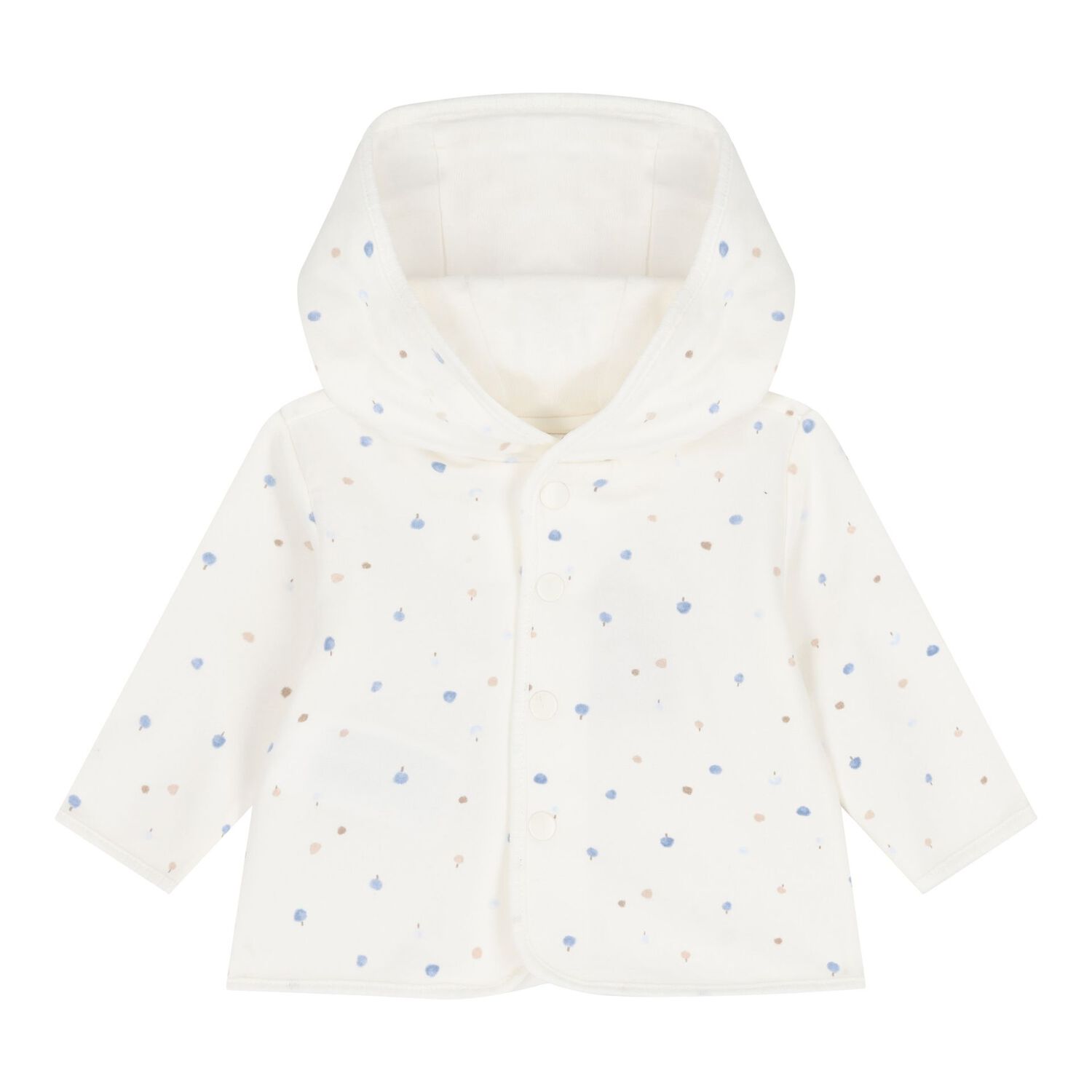 Baby Boys Ivory & Blue 3 Piece Tracksuit, 3, hi-res