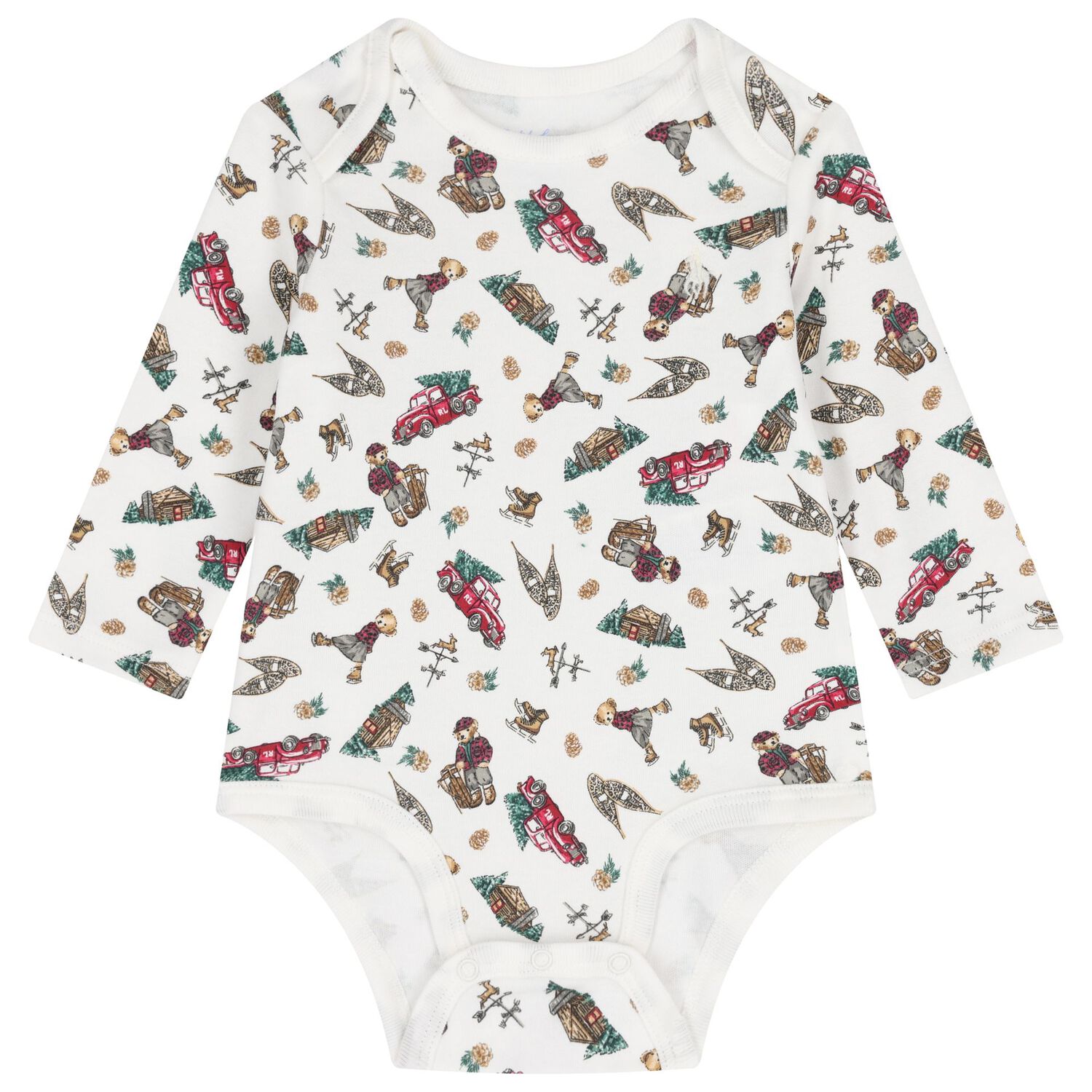 مجموعة هدايا بيبي جرو بولو بير باللون العاجي, 1, hi-res