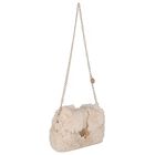 Girls Ivory Faux Fur Handbag ( 21cm ), 1, hi-res