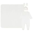 Baby Boys White Horse Babygrow Gift Set, 2, hi-res