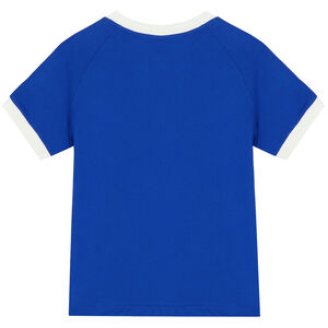 Blue 3-Stripes Logo T-Shirt