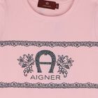 Girls Pink Logo T-Shirt, 1, hi-res