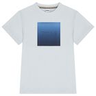 Boys Blue Logo Shorts Set, 1, hi-res