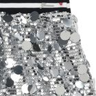 Girls Silver Sequins Skirt, 1, hi-res