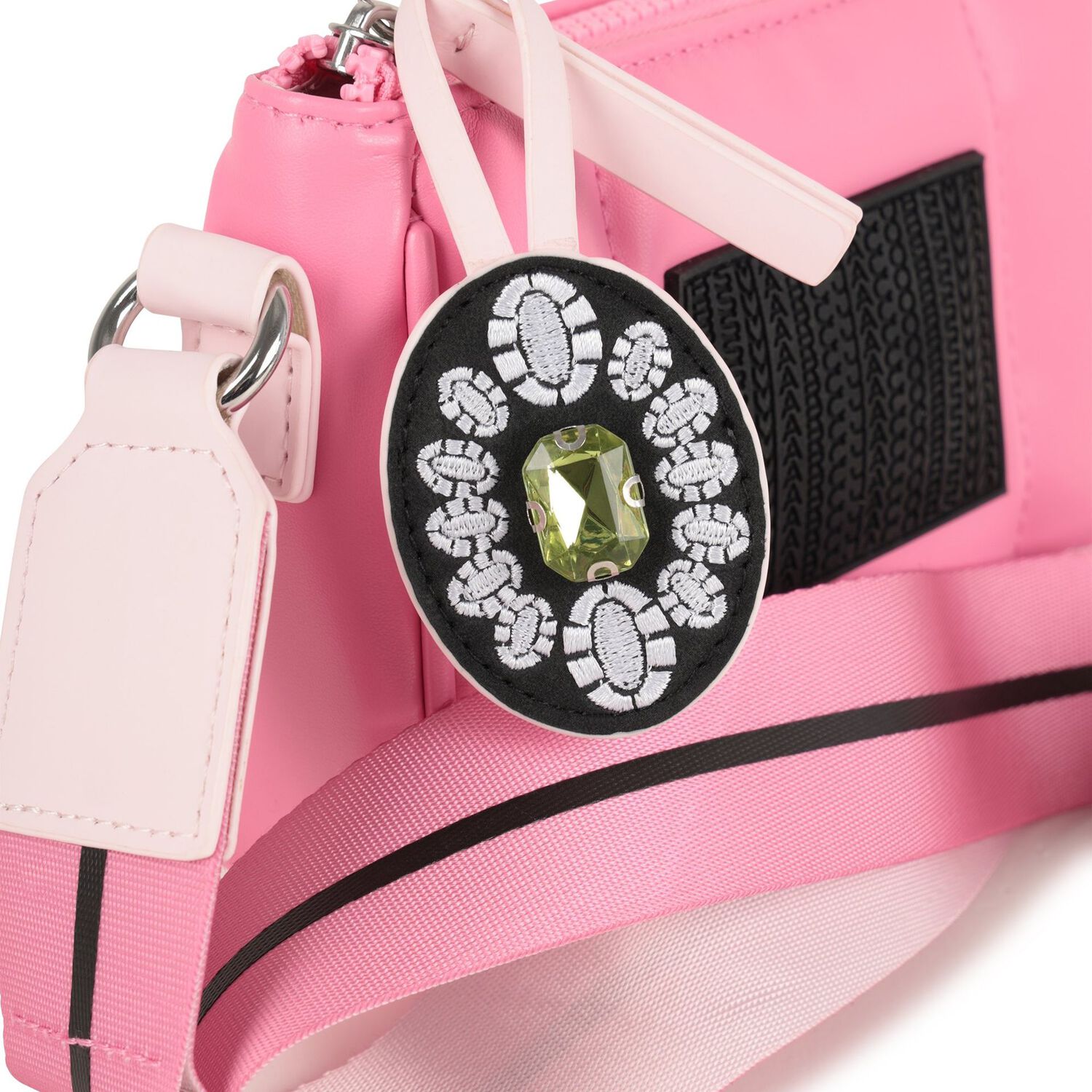 Girls Pink Logo Handbag, 1, hi-res