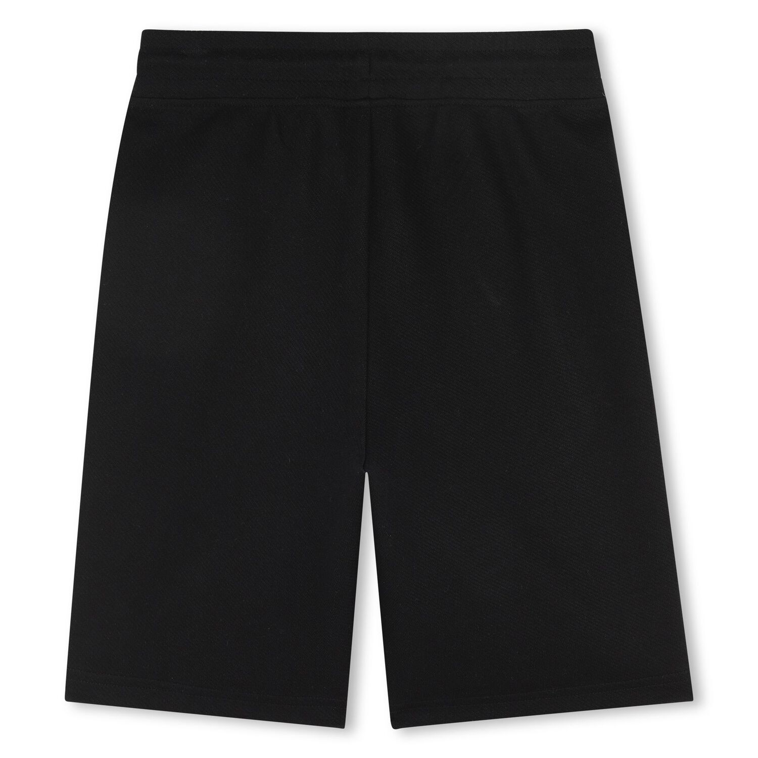 Boys Black Logo Shorts, 1, hi-res