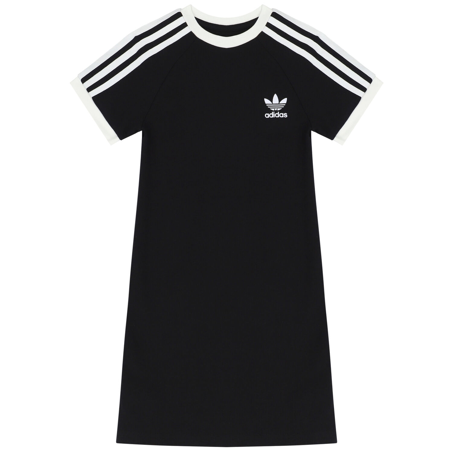 Girls Black Logo Dress, 1, hi-res image number null