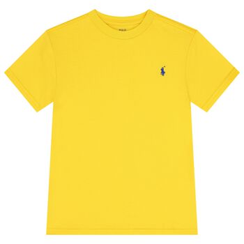 Boys Yellow Logo T-Shirt