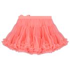 Girls Coral Tutu Skirt, 10, hi-res