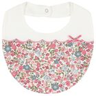 Baby Girls Ivory & Pink Bibs ( 2-Pack ), 1, hi-res