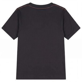 Boys Grey Logo T-Shirt