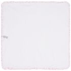 بطانيه بنات بنقش ورد انجليزى كلاسيكى  باللون الابيض والوردى , 1, hi-res