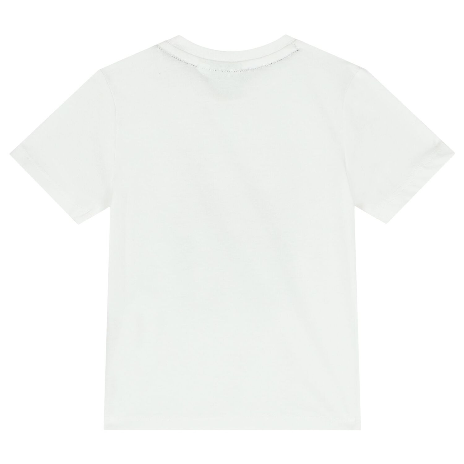 Younger Boys White Logo T-Shirt, 1, hi-res image number null