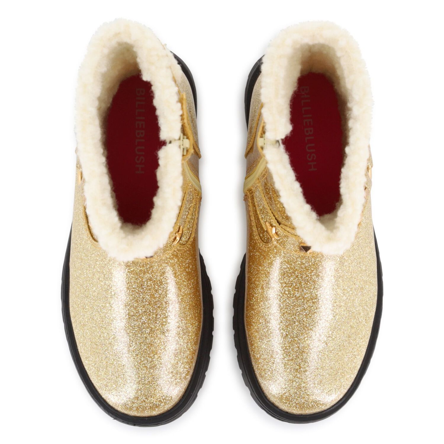 Girls Gold Glitters Boots, 1, hi-res