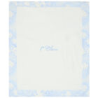 Ivory & Blue Geo Map Baby Blanket, 3, hi-res