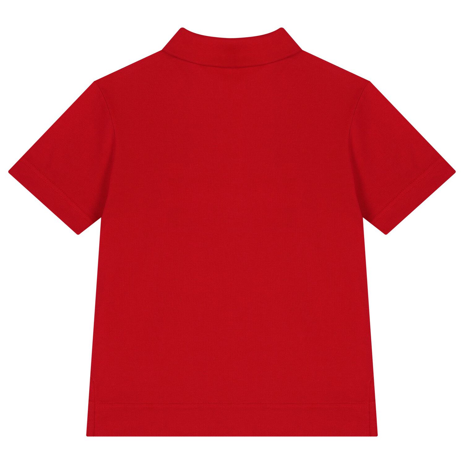 Boys Red Teddy Bear Polo Shirt, 1, hi-res